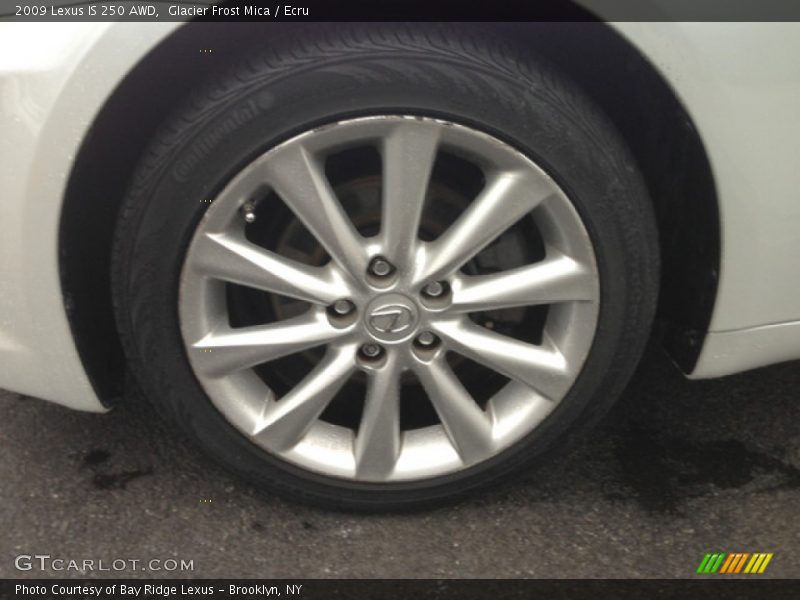 Glacier Frost Mica / Ecru 2009 Lexus IS 250 AWD