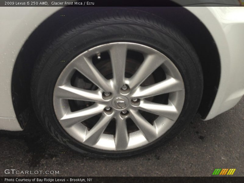 Glacier Frost Mica / Ecru 2009 Lexus IS 250 AWD