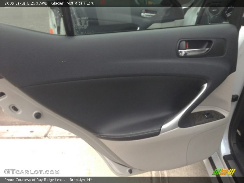Glacier Frost Mica / Ecru 2009 Lexus IS 250 AWD