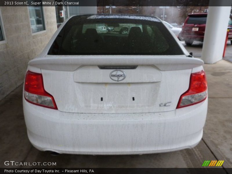 Super White / Dark Charcoal 2013 Scion tC