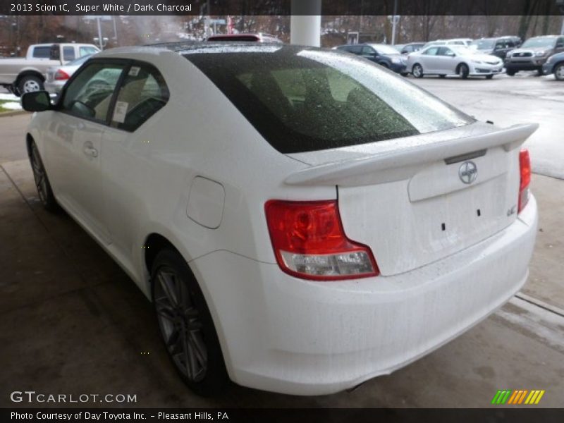 Super White / Dark Charcoal 2013 Scion tC