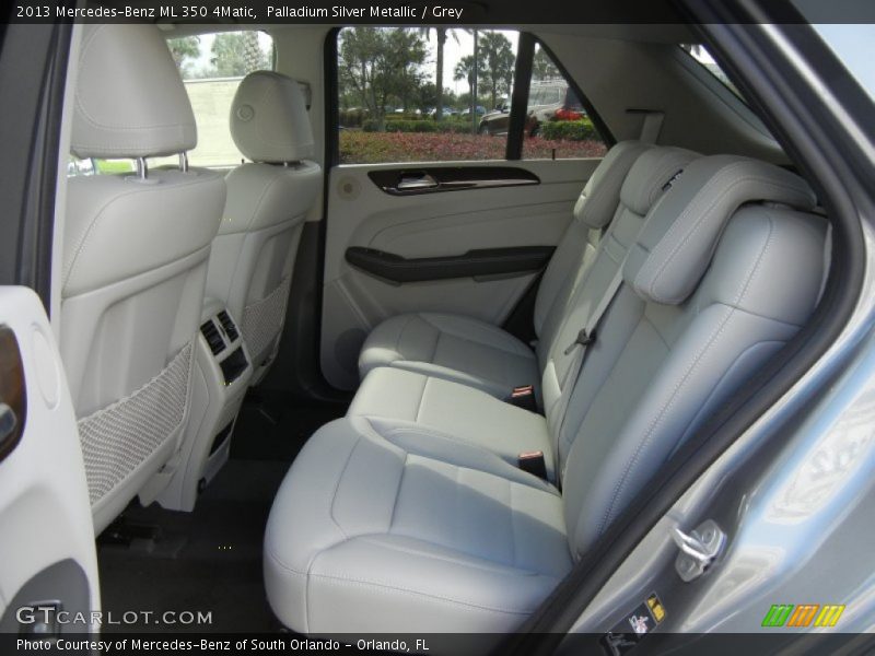 Palladium Silver Metallic / Grey 2013 Mercedes-Benz ML 350 4Matic