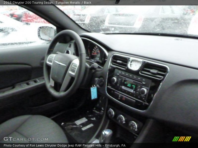 Tungsten Metallic / Black 2013 Chrysler 200 Touring Sedan