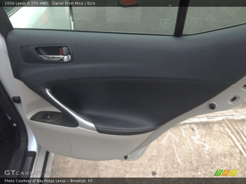 Glacier Frost Mica / Ecru 2009 Lexus IS 250 AWD
