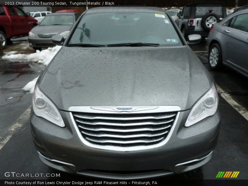 Tungsten Metallic / Black 2013 Chrysler 200 Touring Sedan
