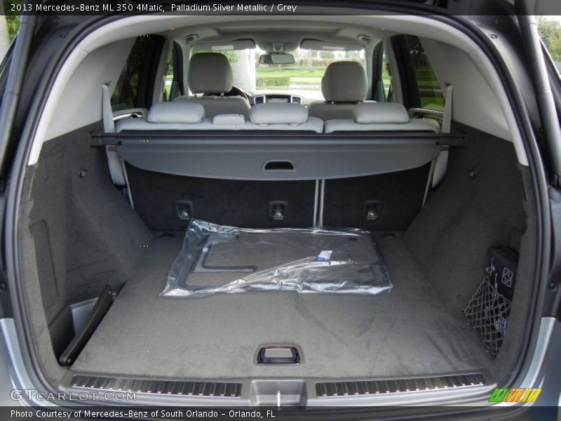 Palladium Silver Metallic / Grey 2013 Mercedes-Benz ML 350 4Matic