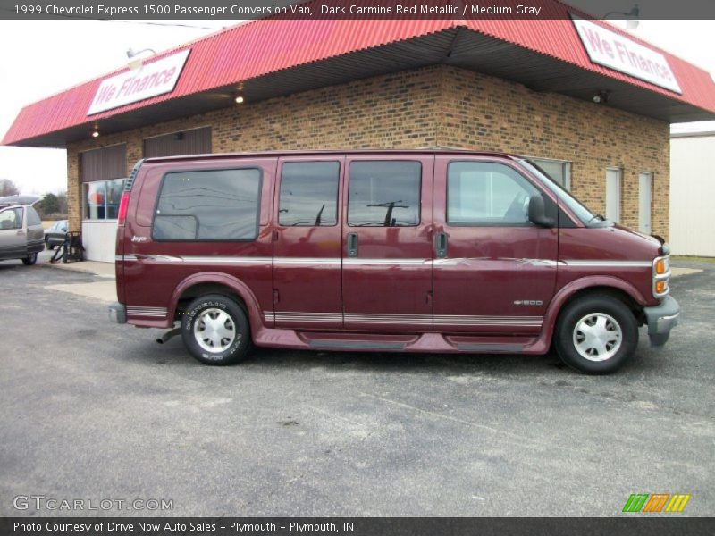  1999 Express 1500 Passenger Conversion Van Dark Carmine Red Metallic