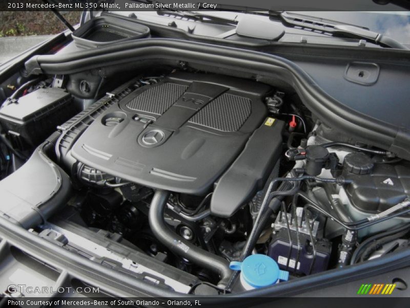 Palladium Silver Metallic / Grey 2013 Mercedes-Benz ML 350 4Matic