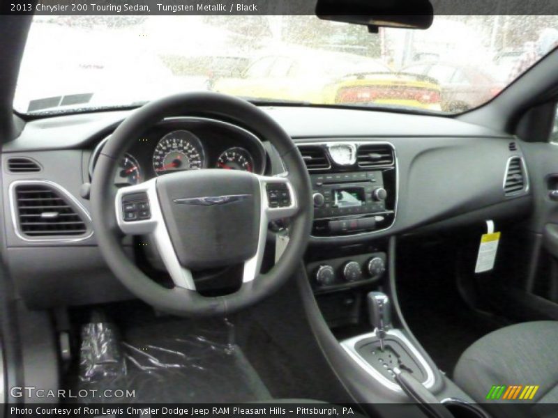 Tungsten Metallic / Black 2013 Chrysler 200 Touring Sedan