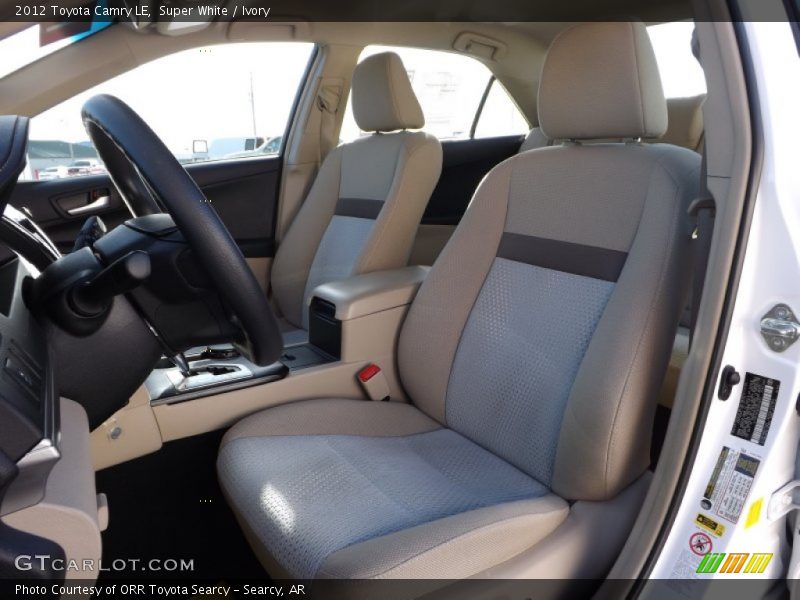 Super White / Ivory 2012 Toyota Camry LE