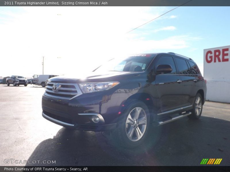 Sizzling Crimson Mica / Ash 2011 Toyota Highlander Limited