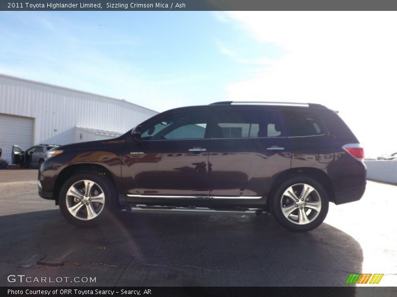 Sizzling Crimson Mica / Ash 2011 Toyota Highlander Limited