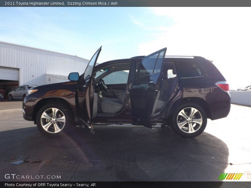 Sizzling Crimson Mica / Ash 2011 Toyota Highlander Limited