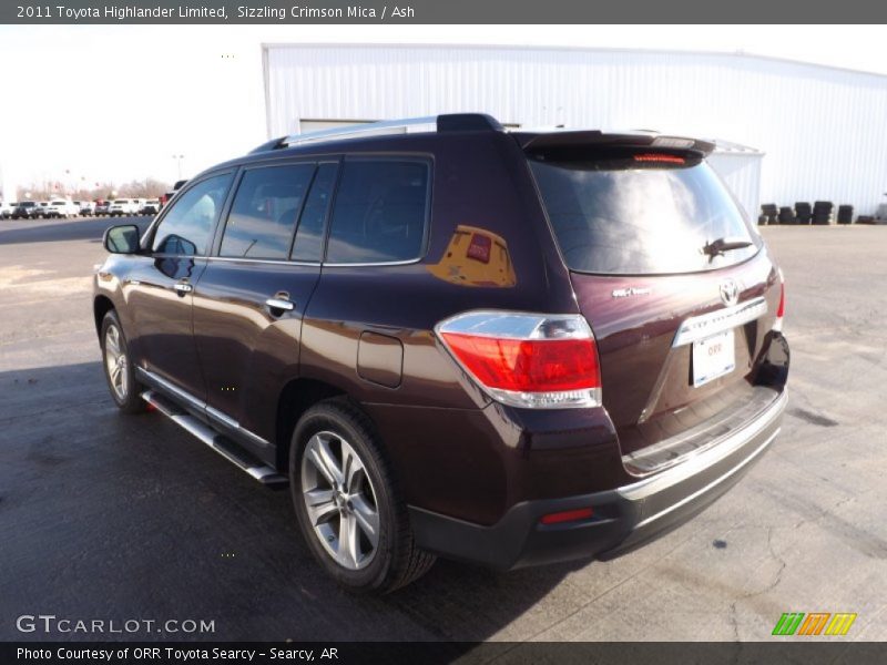 Sizzling Crimson Mica / Ash 2011 Toyota Highlander Limited