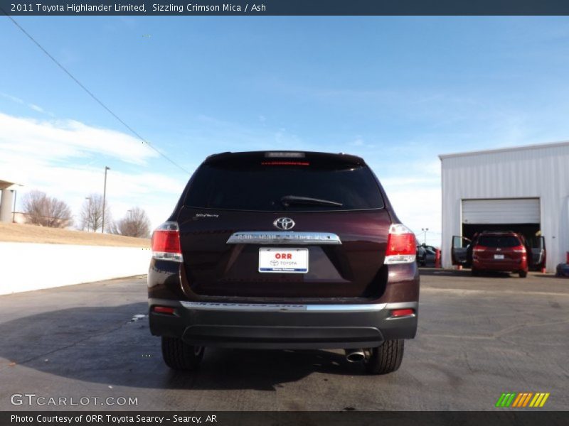 Sizzling Crimson Mica / Ash 2011 Toyota Highlander Limited