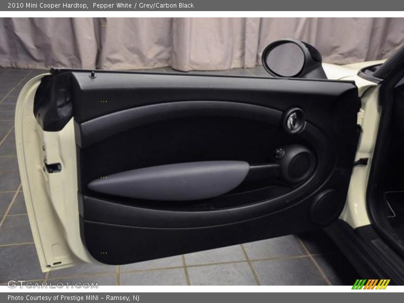 Pepper White / Grey/Carbon Black 2010 Mini Cooper Hardtop