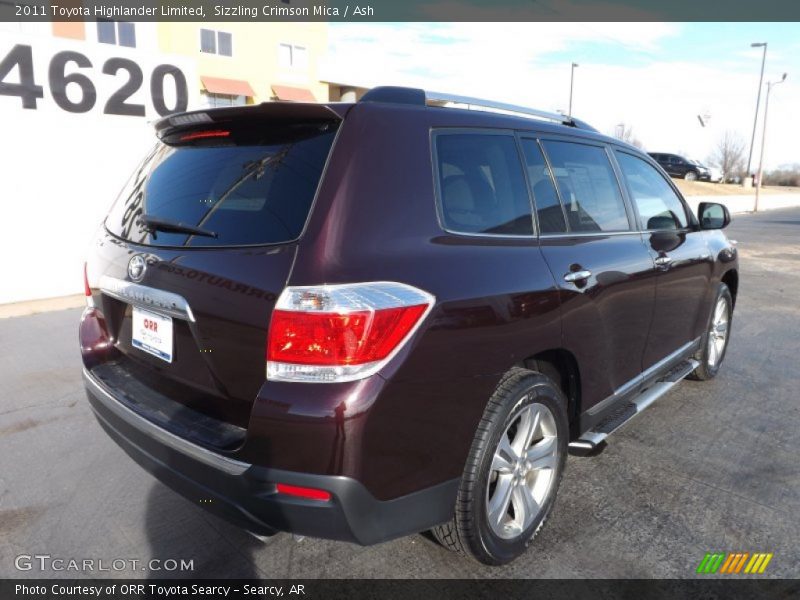 Sizzling Crimson Mica / Ash 2011 Toyota Highlander Limited