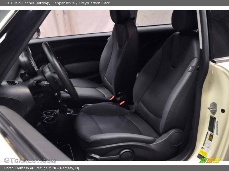 Pepper White / Grey/Carbon Black 2010 Mini Cooper Hardtop