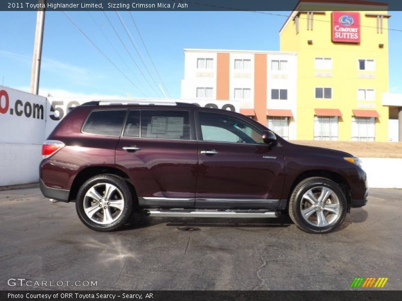 Sizzling Crimson Mica / Ash 2011 Toyota Highlander Limited