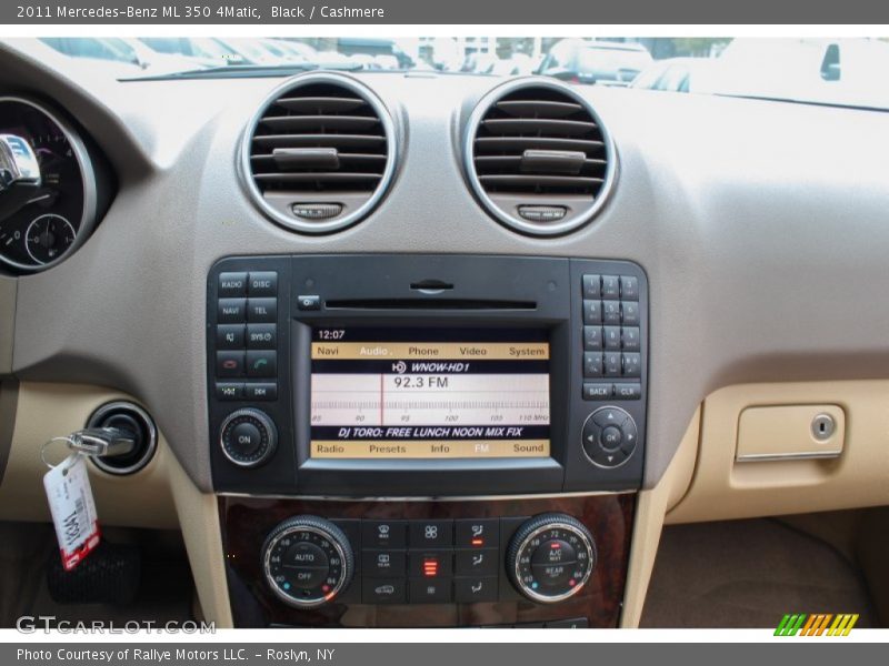 Black / Cashmere 2011 Mercedes-Benz ML 350 4Matic