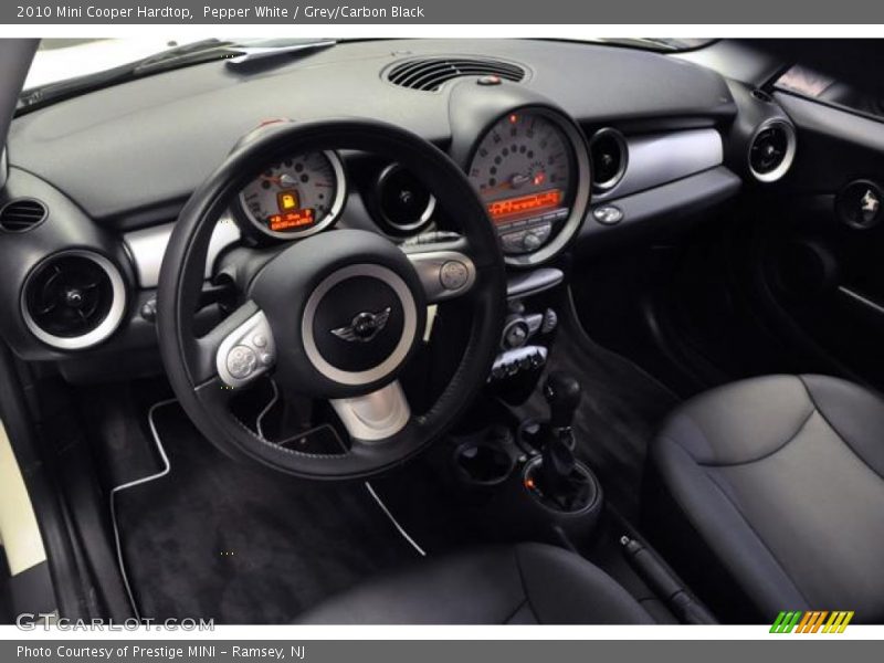 Pepper White / Grey/Carbon Black 2010 Mini Cooper Hardtop