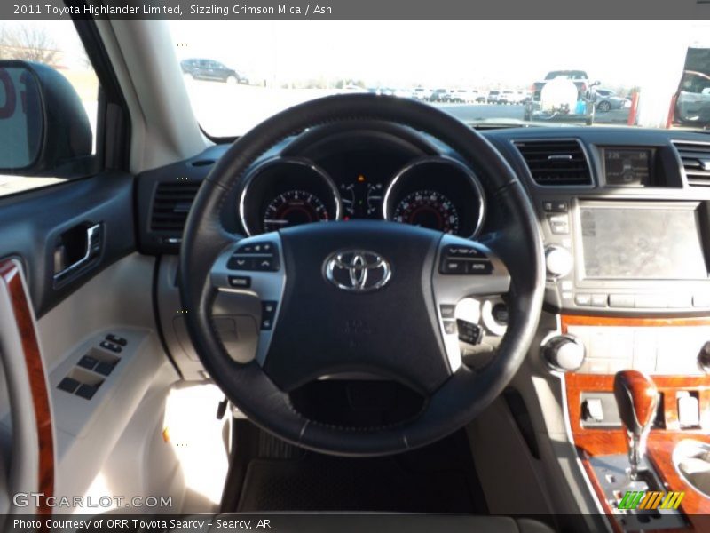 Sizzling Crimson Mica / Ash 2011 Toyota Highlander Limited