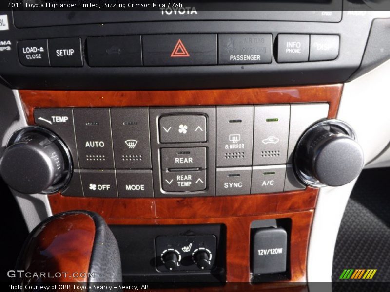 Sizzling Crimson Mica / Ash 2011 Toyota Highlander Limited