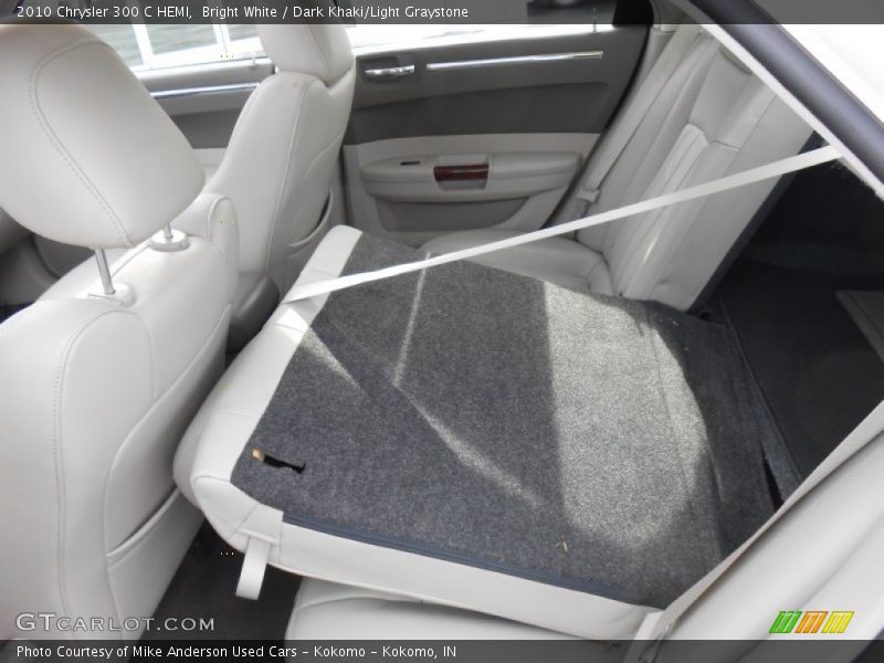 Bright White / Dark Khaki/Light Graystone 2010 Chrysler 300 C HEMI