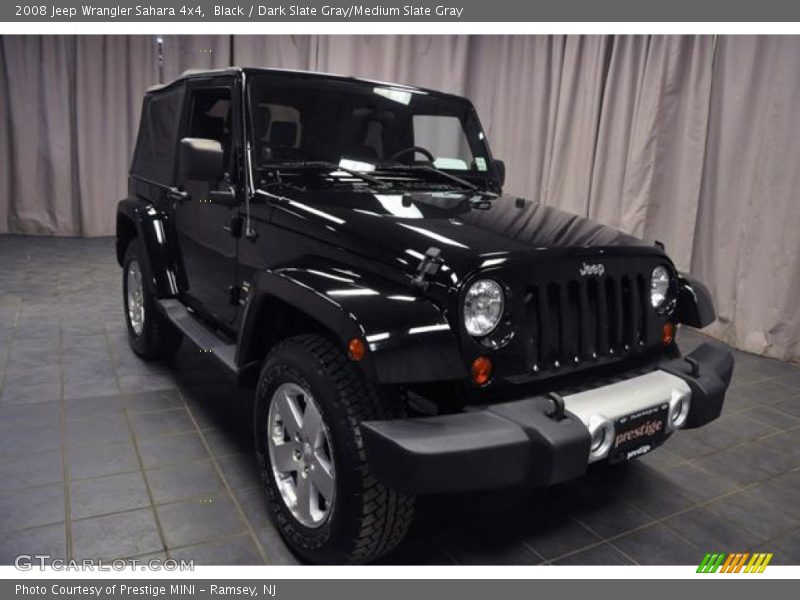Black / Dark Slate Gray/Medium Slate Gray 2008 Jeep Wrangler Sahara 4x4