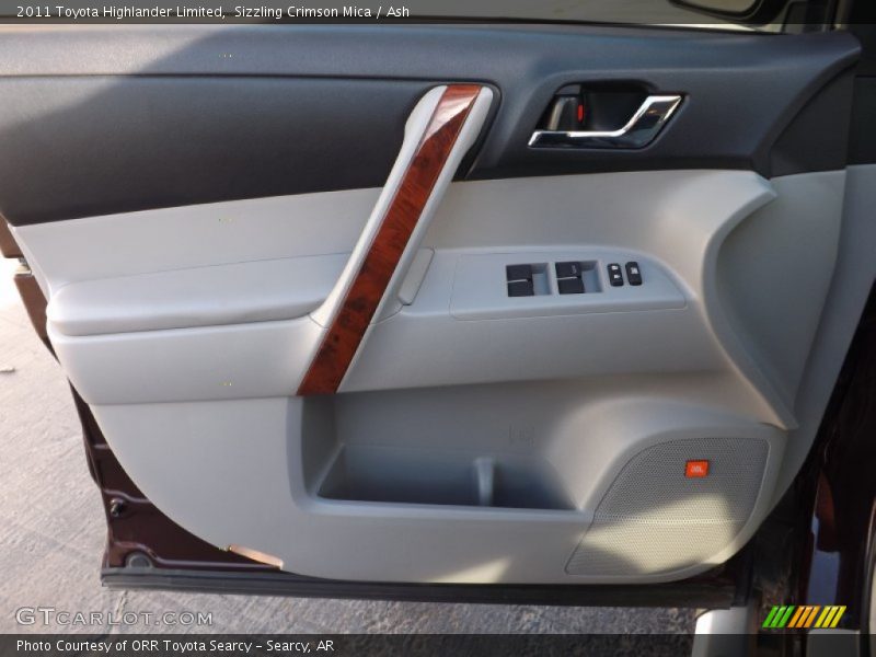 Sizzling Crimson Mica / Ash 2011 Toyota Highlander Limited