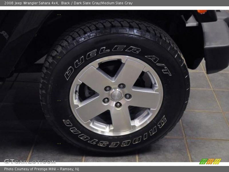 Black / Dark Slate Gray/Medium Slate Gray 2008 Jeep Wrangler Sahara 4x4