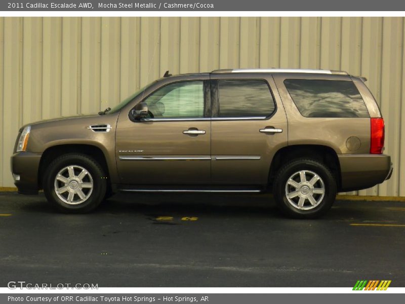 Mocha Steel Metallic / Cashmere/Cocoa 2011 Cadillac Escalade AWD