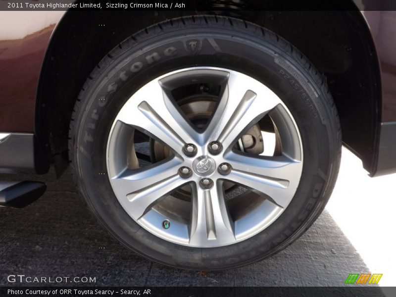 Sizzling Crimson Mica / Ash 2011 Toyota Highlander Limited