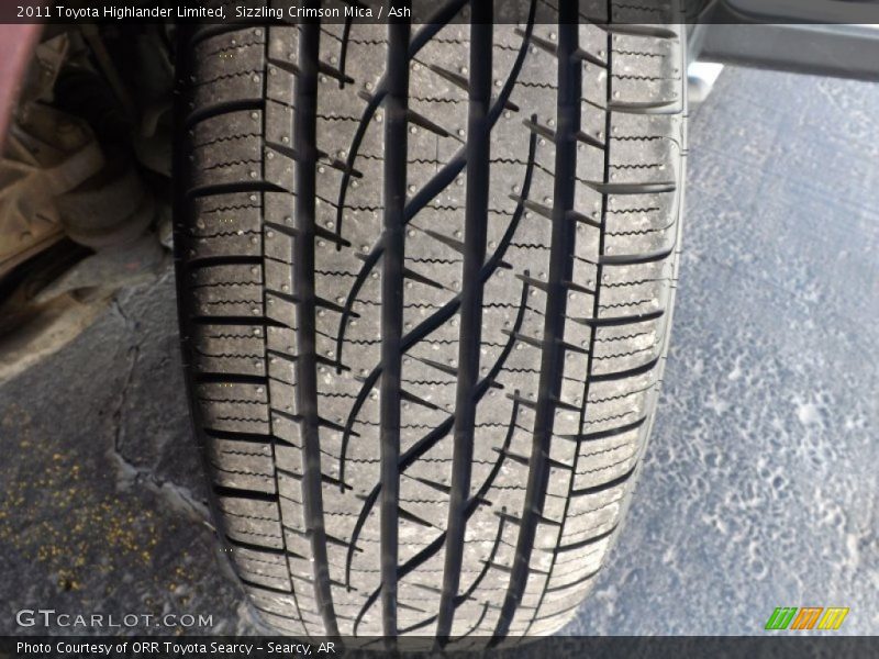 Sizzling Crimson Mica / Ash 2011 Toyota Highlander Limited