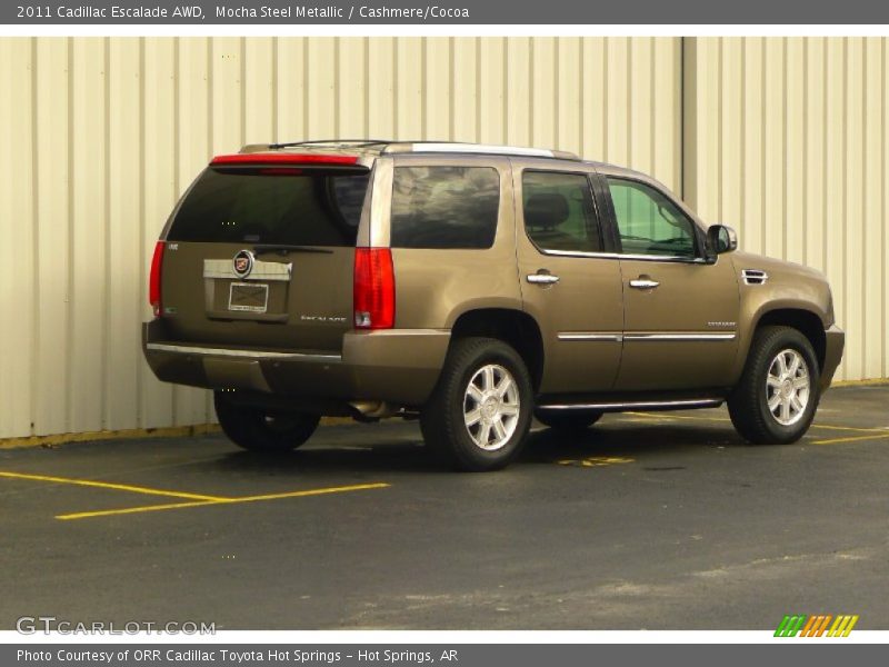 Mocha Steel Metallic / Cashmere/Cocoa 2011 Cadillac Escalade AWD