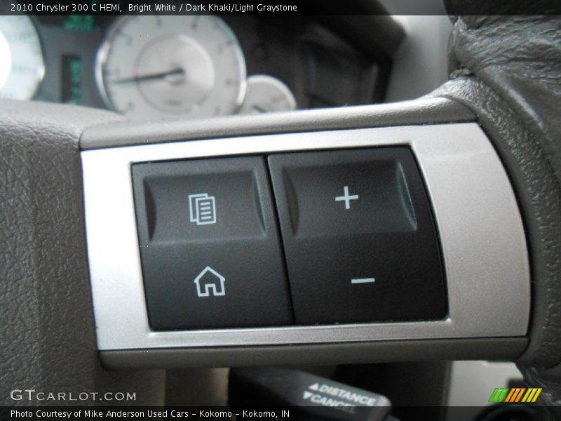 Bright White / Dark Khaki/Light Graystone 2010 Chrysler 300 C HEMI