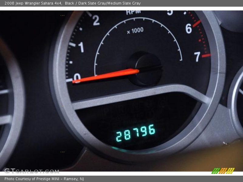 Black / Dark Slate Gray/Medium Slate Gray 2008 Jeep Wrangler Sahara 4x4