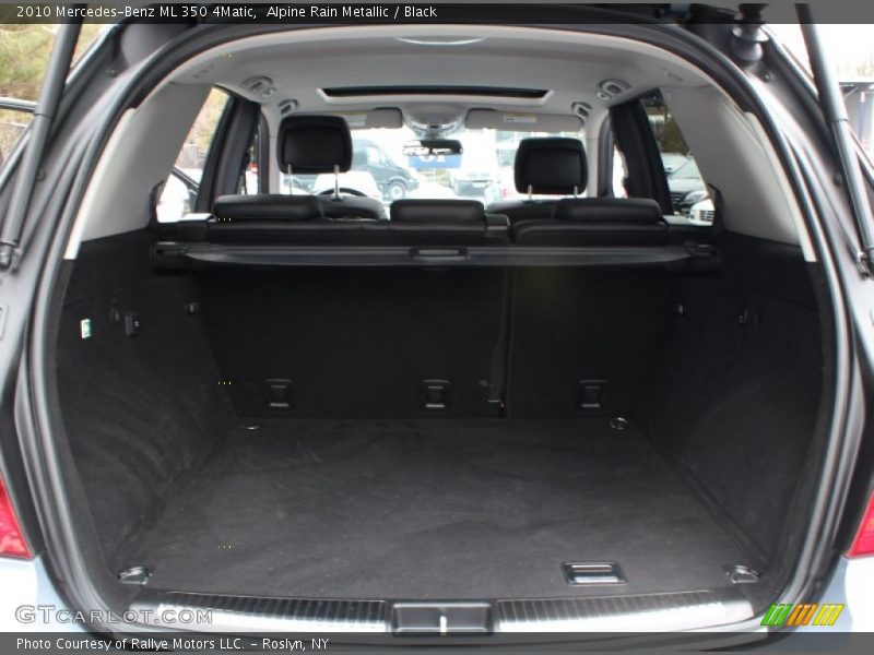 Alpine Rain Metallic / Black 2010 Mercedes-Benz ML 350 4Matic