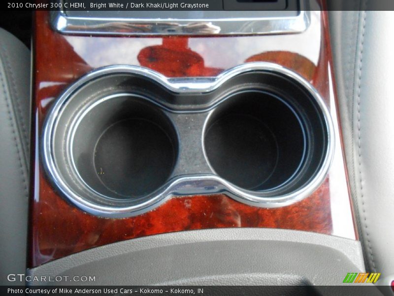 Bright White / Dark Khaki/Light Graystone 2010 Chrysler 300 C HEMI