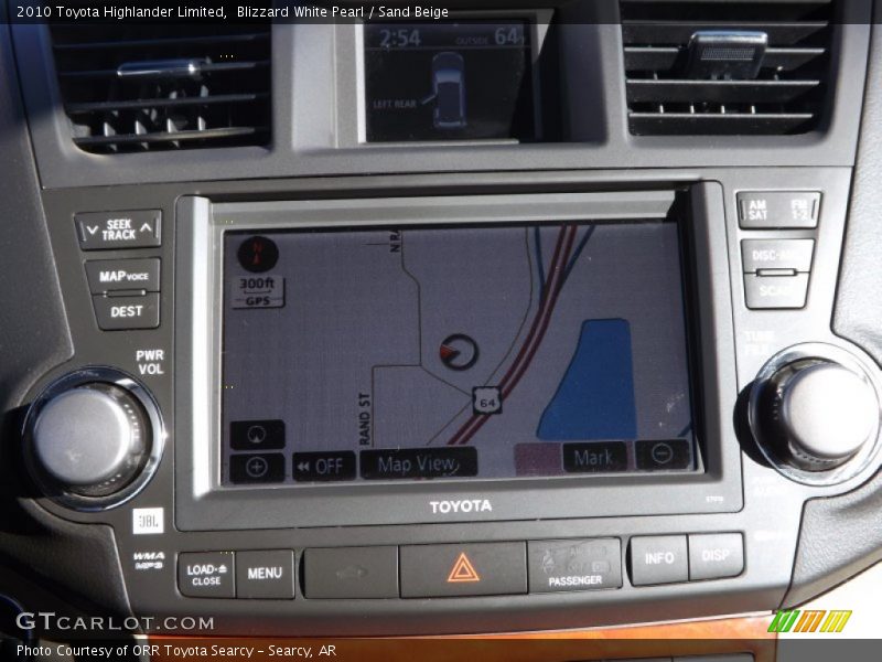 Blizzard White Pearl / Sand Beige 2010 Toyota Highlander Limited