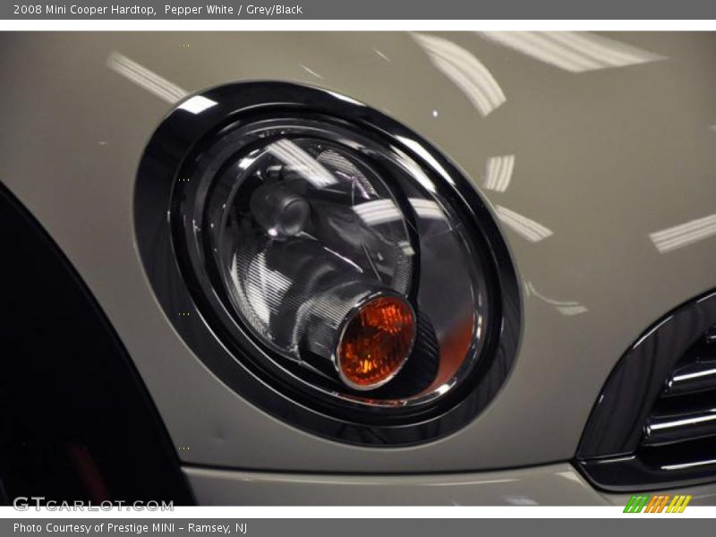 Pepper White / Grey/Black 2008 Mini Cooper Hardtop