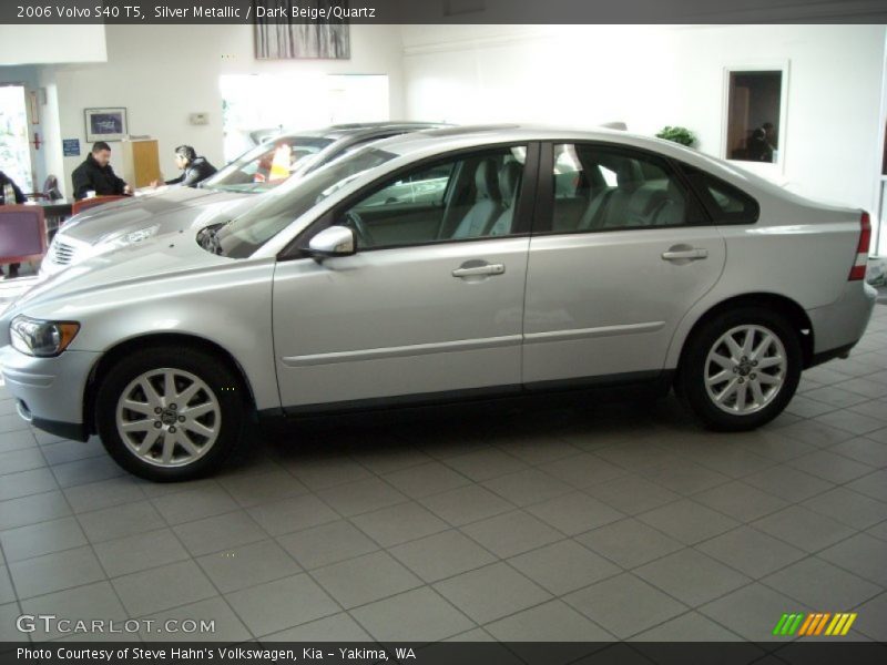 Silver Metallic / Dark Beige/Quartz 2006 Volvo S40 T5
