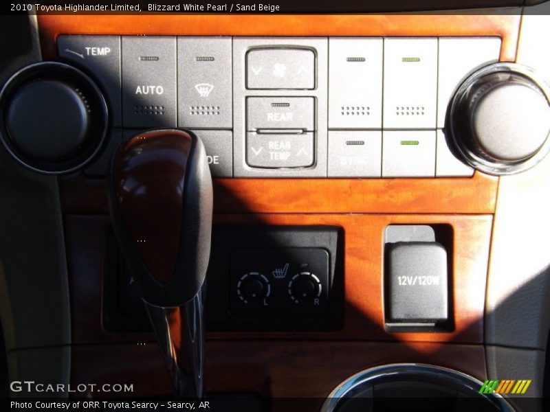Blizzard White Pearl / Sand Beige 2010 Toyota Highlander Limited
