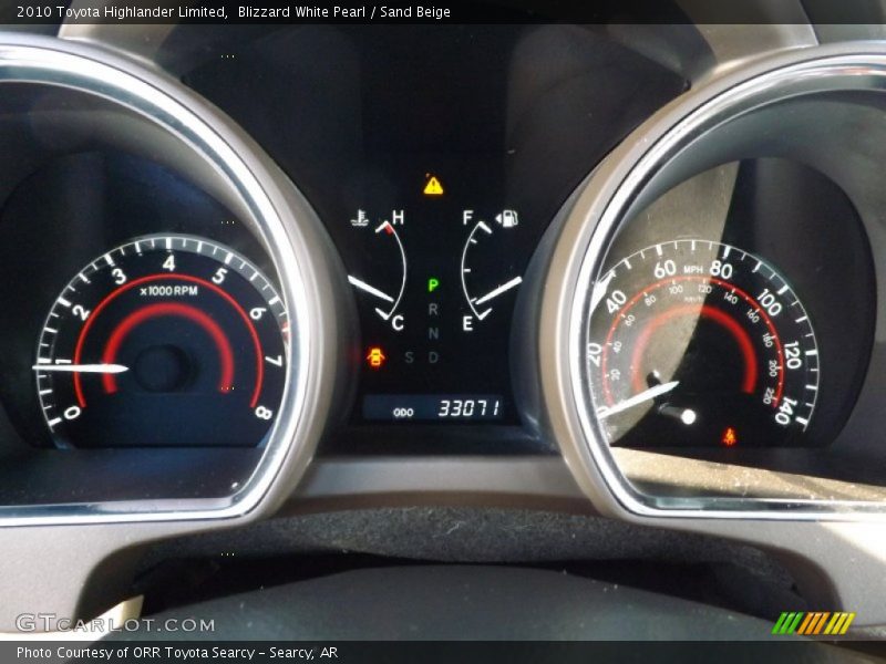 Blizzard White Pearl / Sand Beige 2010 Toyota Highlander Limited