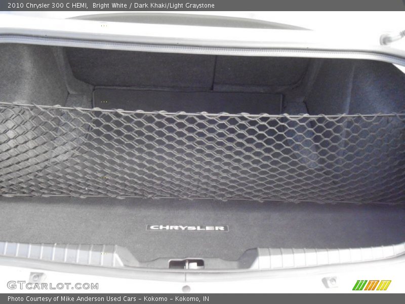 Bright White / Dark Khaki/Light Graystone 2010 Chrysler 300 C HEMI