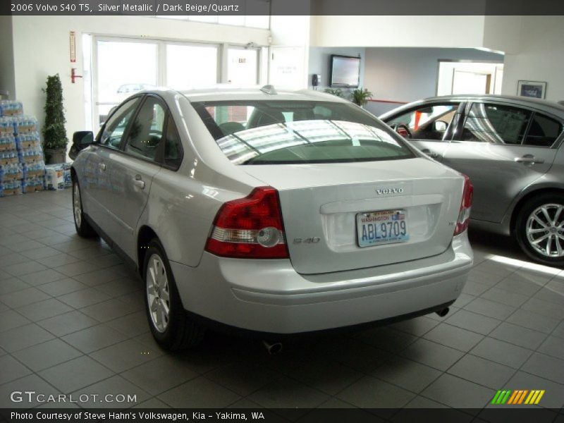 Silver Metallic / Dark Beige/Quartz 2006 Volvo S40 T5