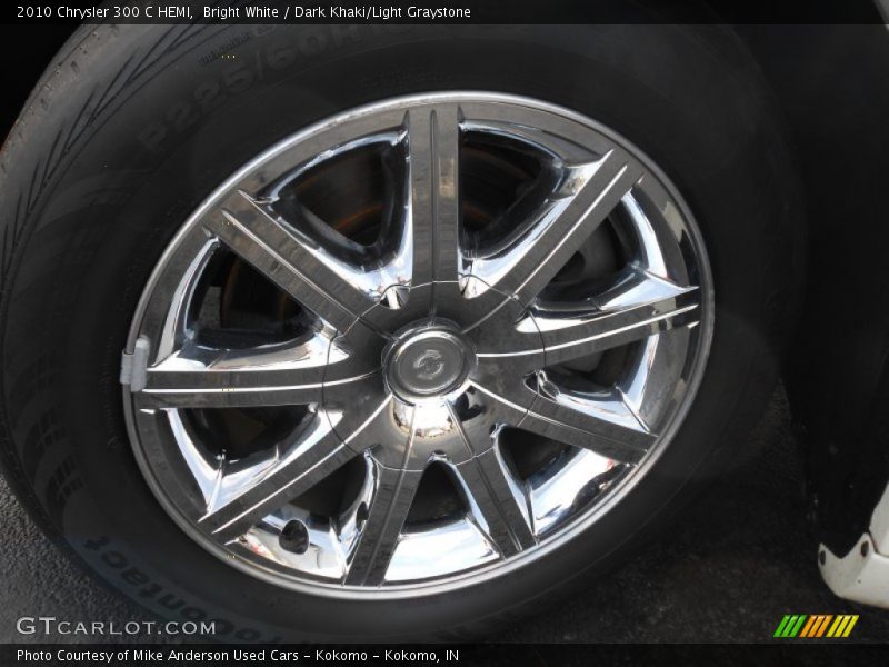 Bright White / Dark Khaki/Light Graystone 2010 Chrysler 300 C HEMI