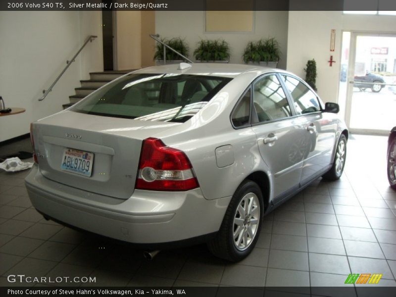 Silver Metallic / Dark Beige/Quartz 2006 Volvo S40 T5