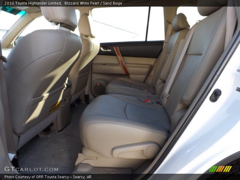 Blizzard White Pearl / Sand Beige 2010 Toyota Highlander Limited