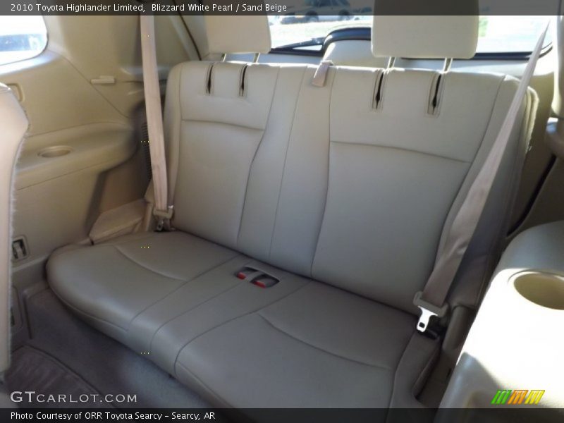 Blizzard White Pearl / Sand Beige 2010 Toyota Highlander Limited